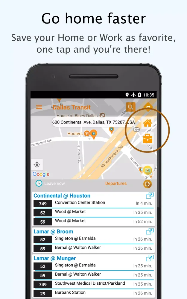 Capturas de pantalla de Dallas Public Transport