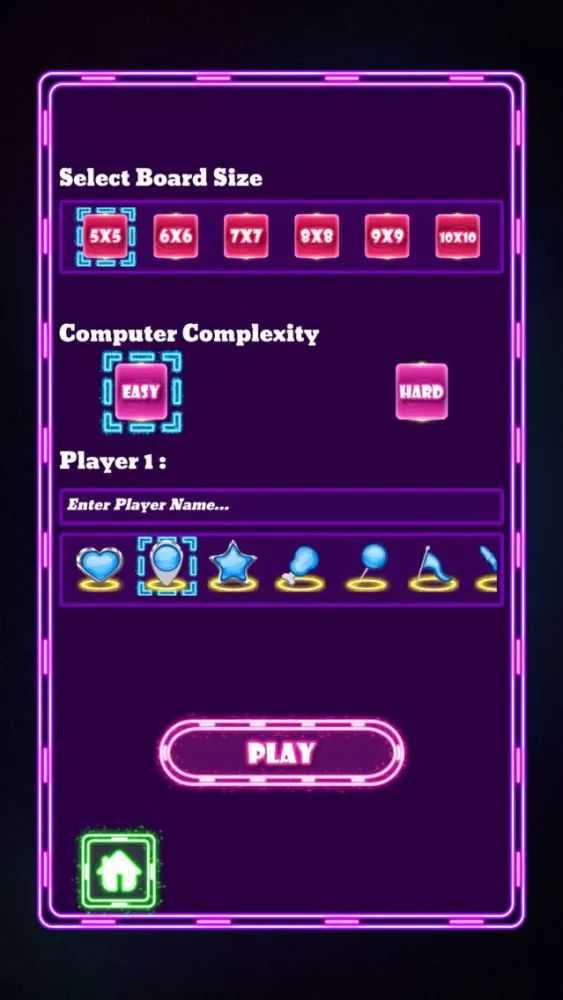 ภาพหน้าจอของ Dots and Boxes Glow:Board Game