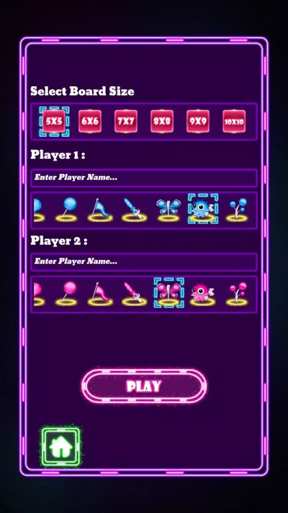 ภาพหน้าจอของ Dots and Boxes Glow:Board Game
