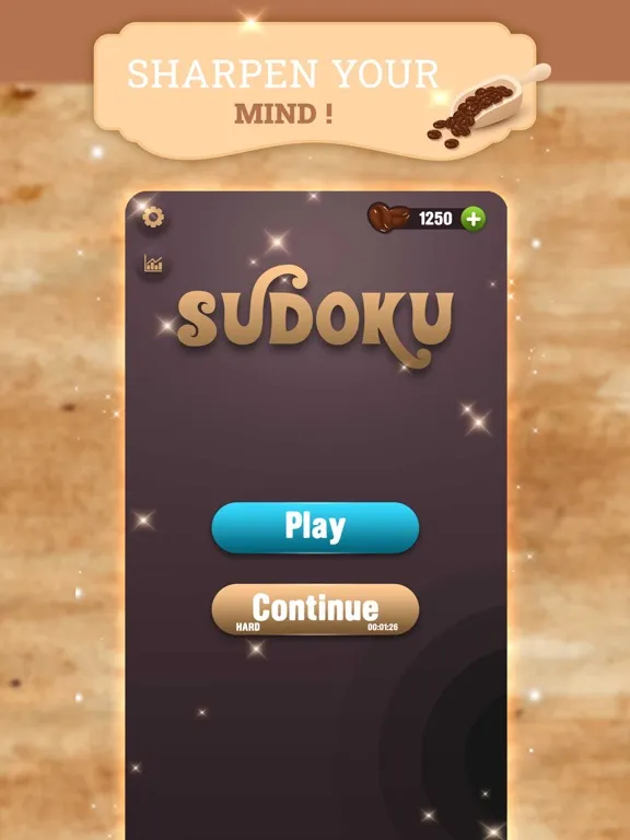 Sudoku Beans: Coffee Cafe iPad  스크린샷
