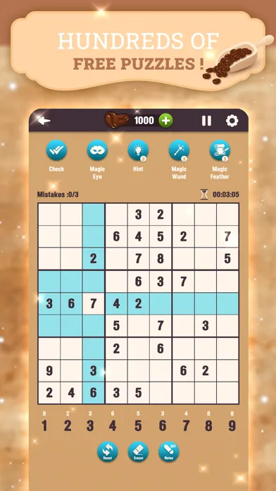 Sudoku Beans: Coffee Cafe 스크린샷