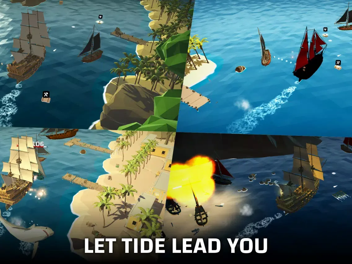 ภาพหน้าจอของ Pirate world Ocean break iPad 