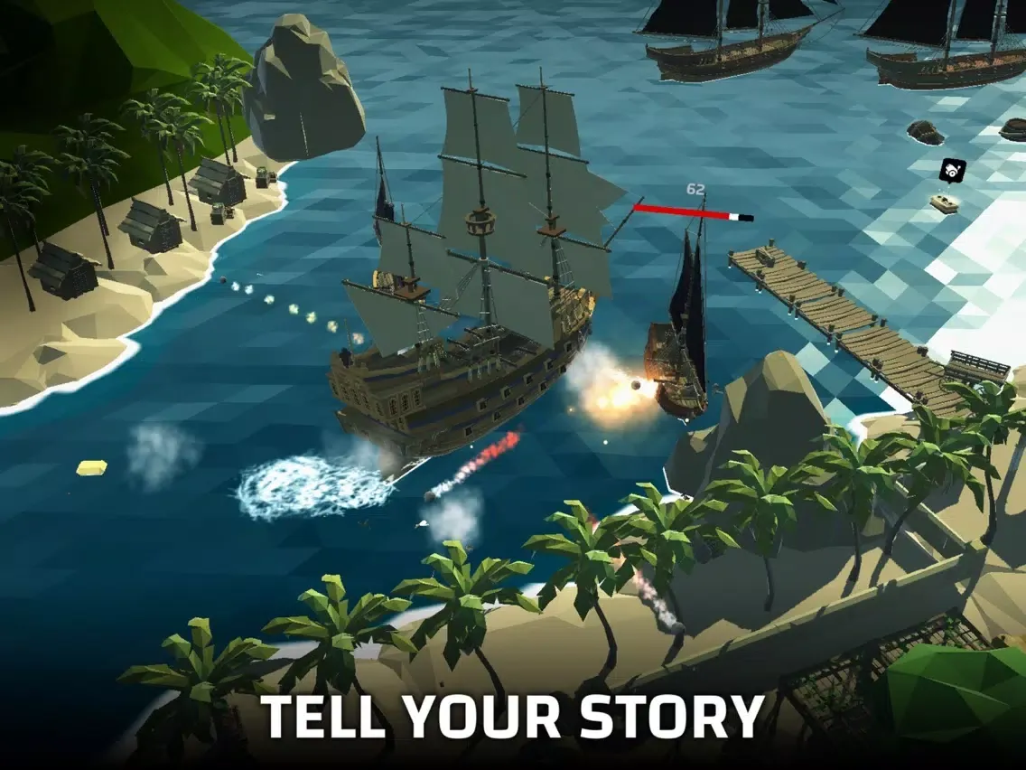 ภาพหน้าจอของ Pirate world Ocean break iPad 