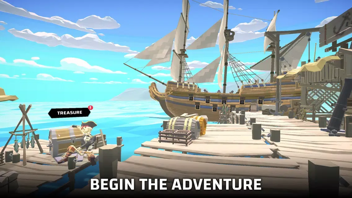 ภาพหน้าจอของ Pirate world Ocean break