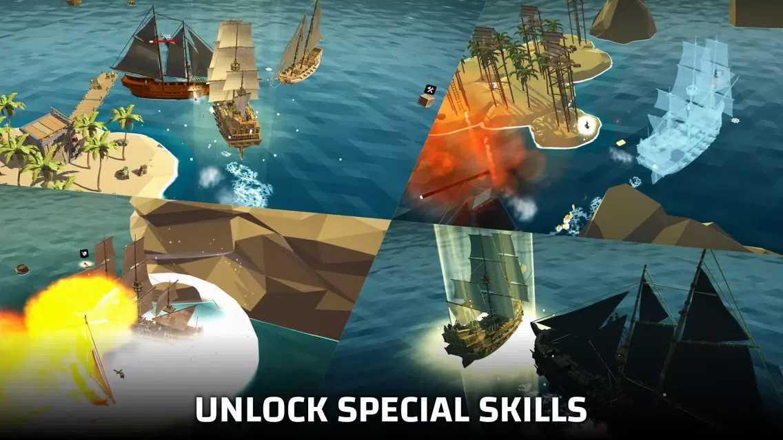 ภาพหน้าจอของ Pirate world Ocean break
