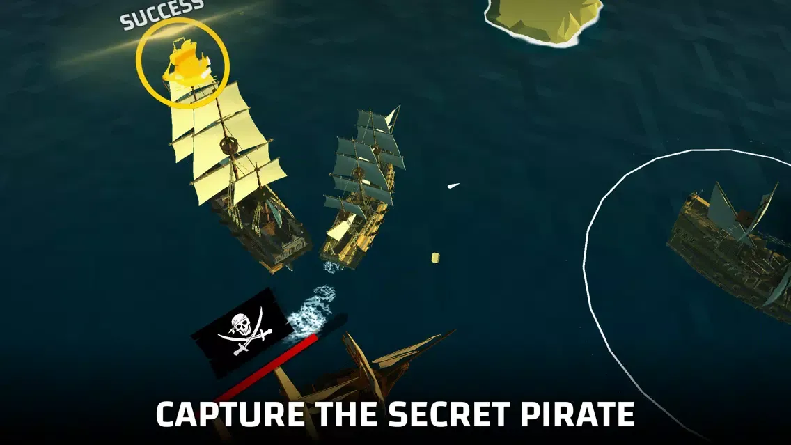 ภาพหน้าจอของ Pirate world Ocean break