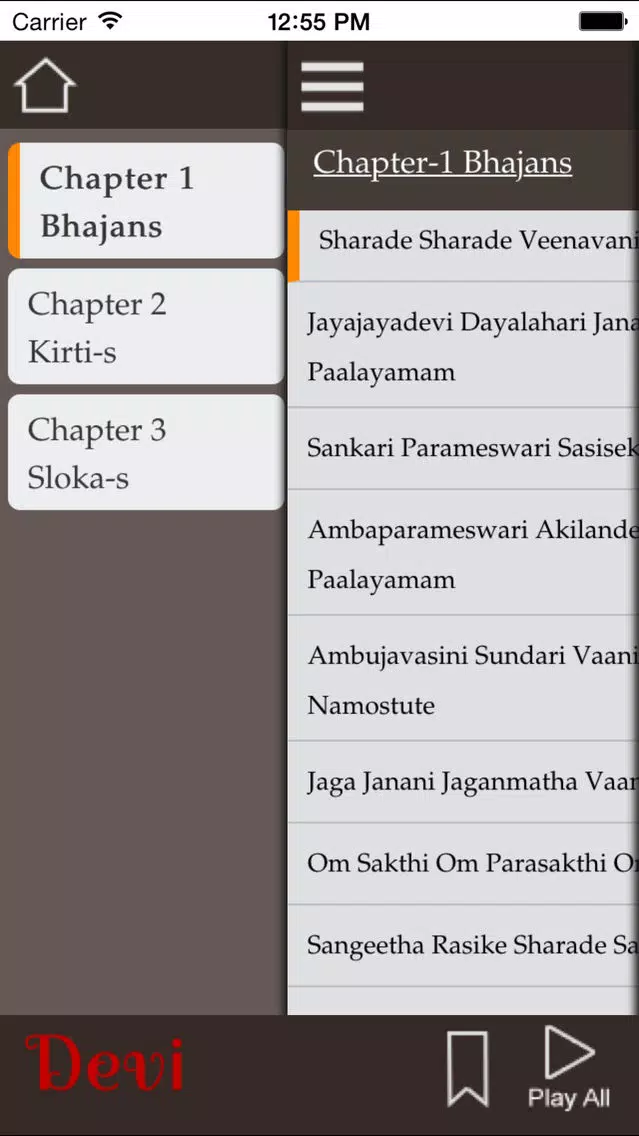 Devi Bhajans and Sloka-s स्क्रीनशॉट