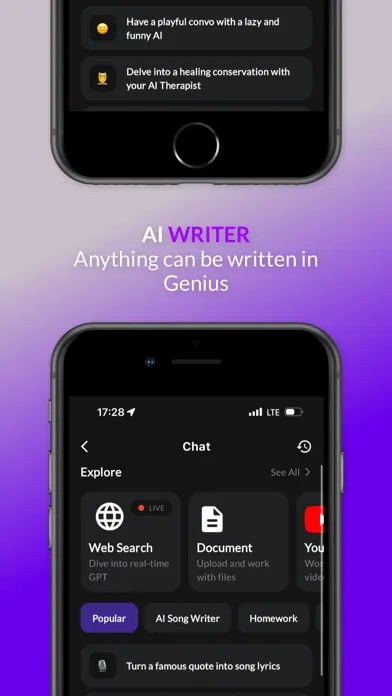 Zrzuty ekranu Genius AI: Art, Chat by GPT-4o