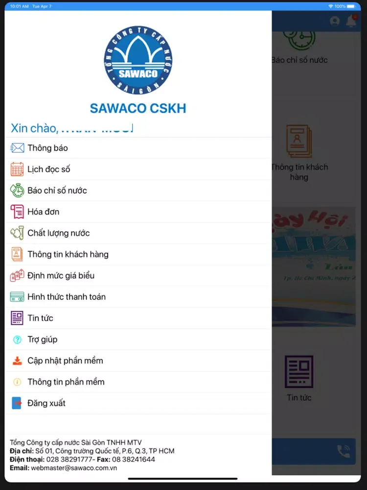 SAWACO CSKH iPad 應用截圖
