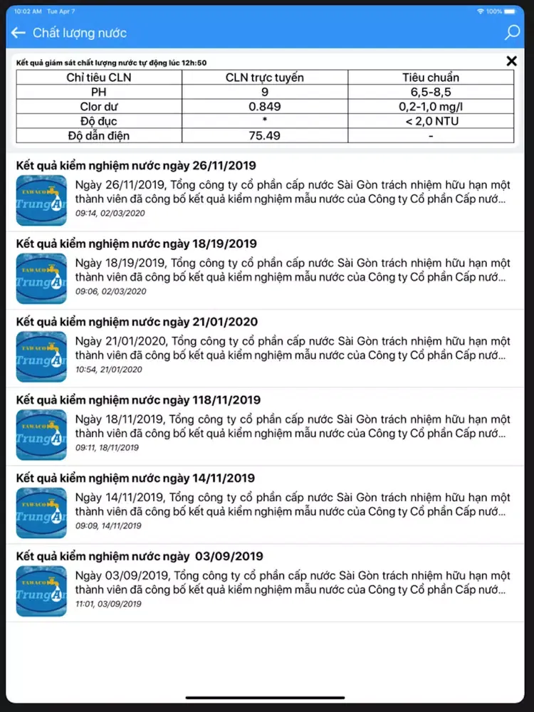 SAWACO CSKH iPad 應用截圖