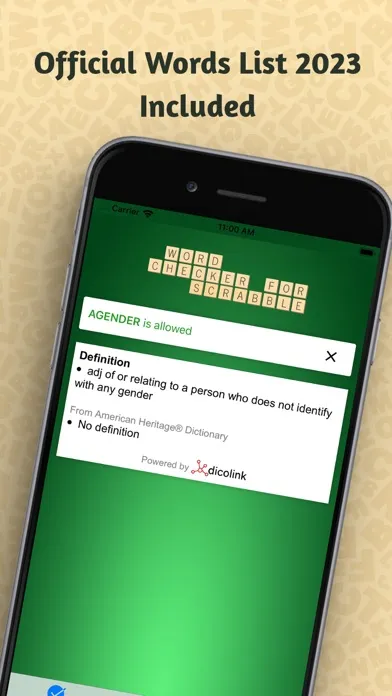 Zrzuty ekranu Word Checker for Scrabble®