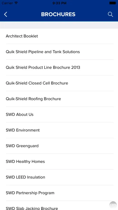 Ảnh chụp màn hình của SWD Urethane - Quik-Shield