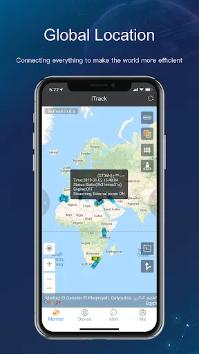 Capturas de tela do iTrack - GPS Tracking System
