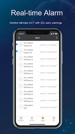 Capturas de tela do iTrack - GPS Tracking System