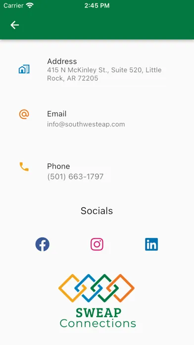 SWEAP Connections स्क्रीनशॉट
