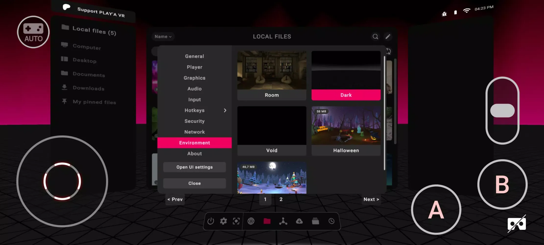 PLAY'A VR Cardboard 스크린샷