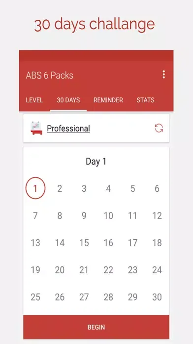 Capturas de pantalla de ABS Workout - Six Pack 30 days