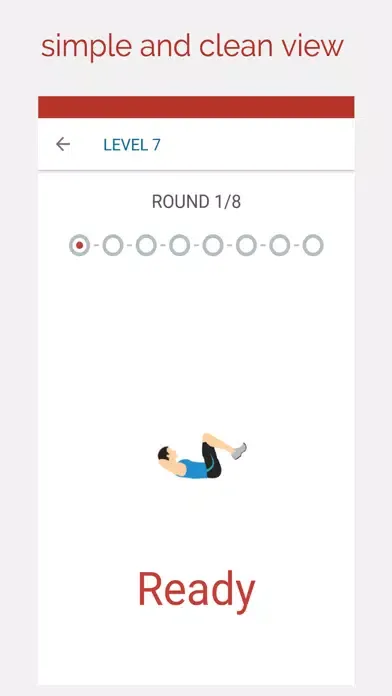 Capturas de pantalla de ABS Workout - Six Pack 30 days