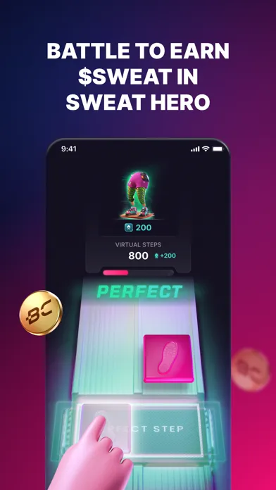 Скриншоты Sweat Wallet