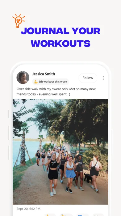 Screenshot di SweatPals - Fitness Community