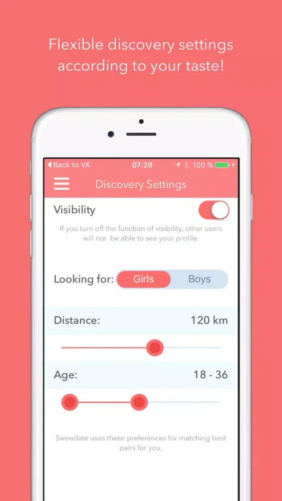 Captures d'écran de Sweedate - Meet amazing women and men for dating!