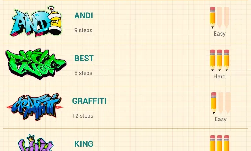 How to Draw Graffitis স্ক্রিনশট