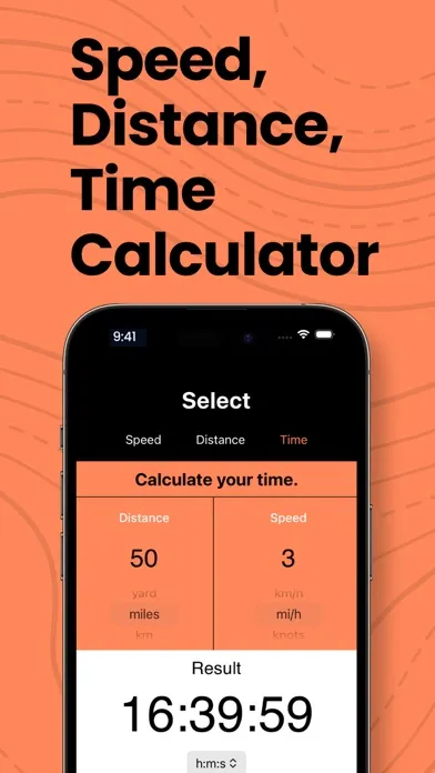 Calculator Speed Distance Time Screenshots