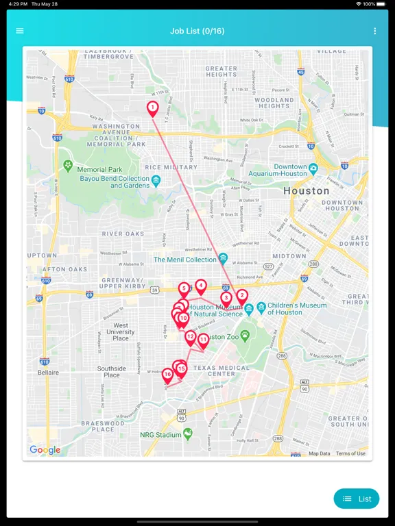 Sweep&Go Field Tech App iPad 應用截圖