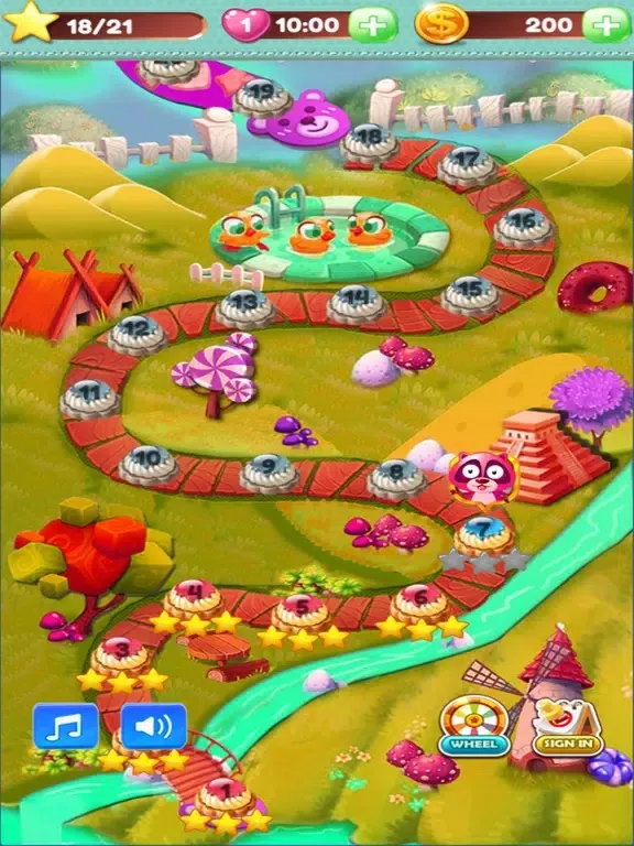 صور Sweet Candy Blast Fruit puzzle iPad 
