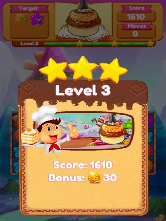 صور Sweet Candy Blast Fruit puzzle iPad 