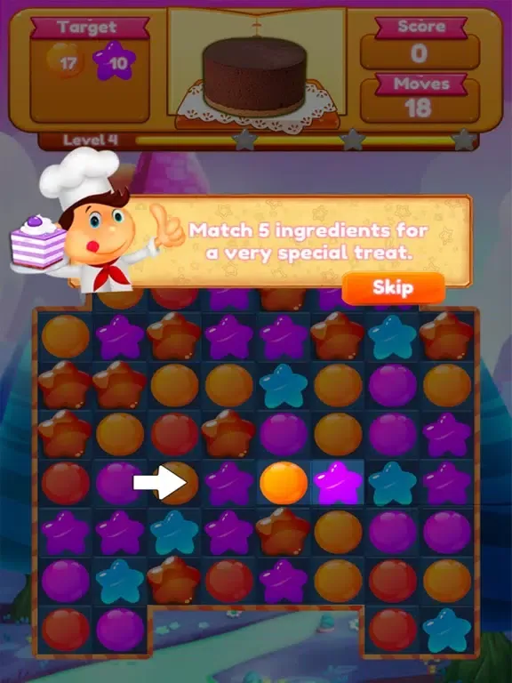 صور Sweet Candy Blast Fruit puzzle iPad 