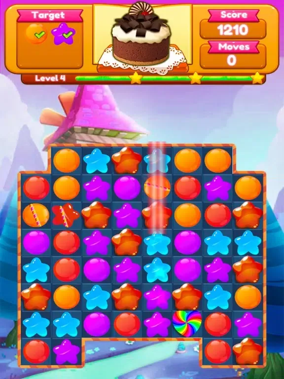صور Sweet Candy Blast Fruit puzzle iPad 