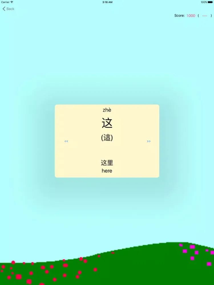ภาพหน้าจอของ Pinyin Garden iPad 