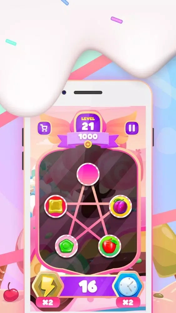 Capturas de tela do Sweet Connect: Logic Game