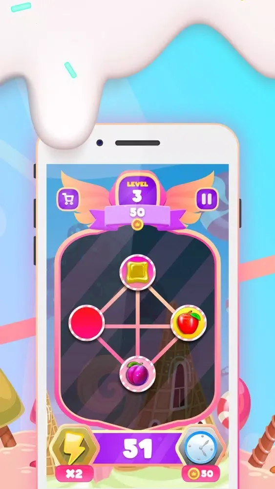 Capturas de tela do Sweet Connect: Logic Game
