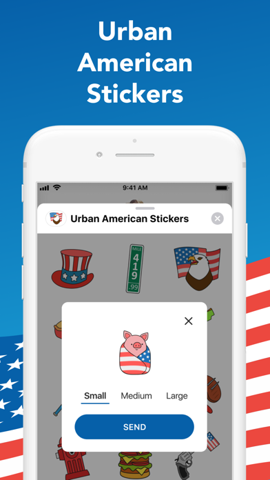 Ảnh chụp màn hình của Typical American Stickers