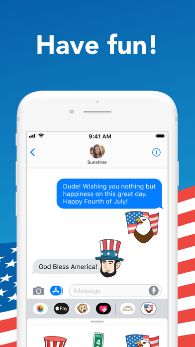 Ảnh chụp màn hình của Typical American Stickers