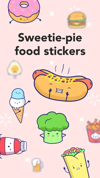 Sweetie-pie Food Stickers Screenshots