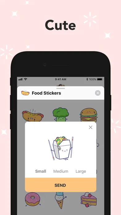 Sweetie-pie Food Stickers Screenshots