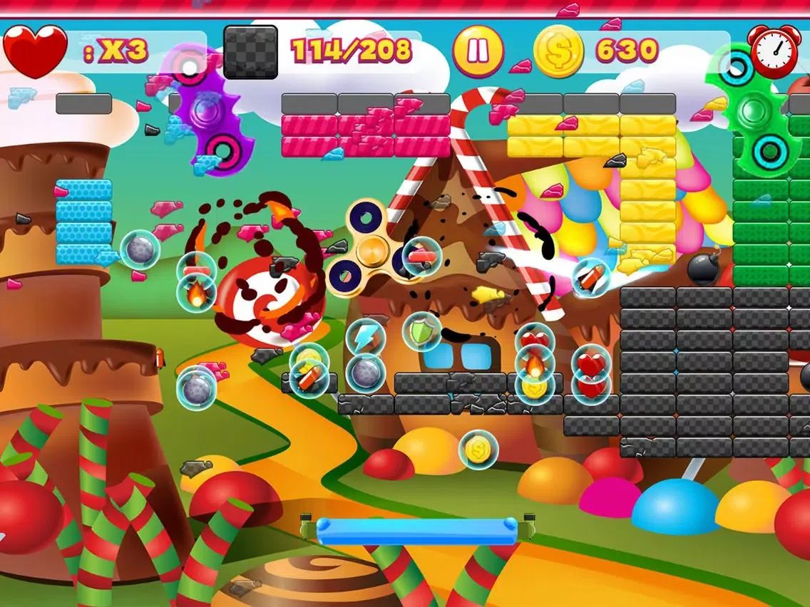 Capturas de pantalla de Sweet Fidget Spinner : Brick Breaker Ballz iPad 