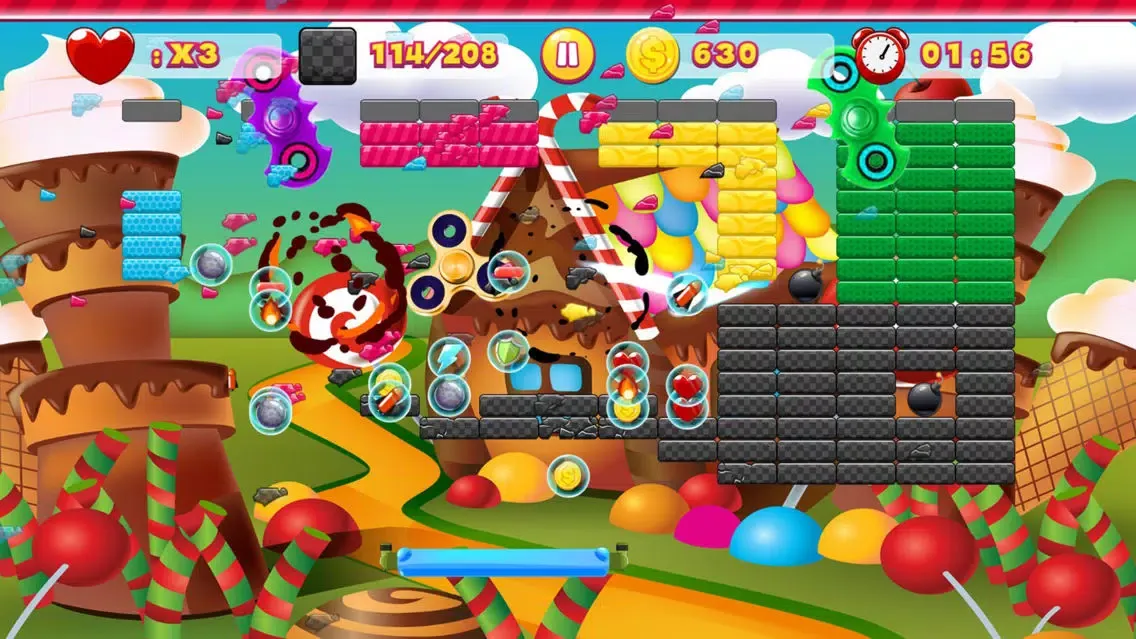 Capturas de pantalla de Sweet Fidget Spinner : Brick Breaker Ballz