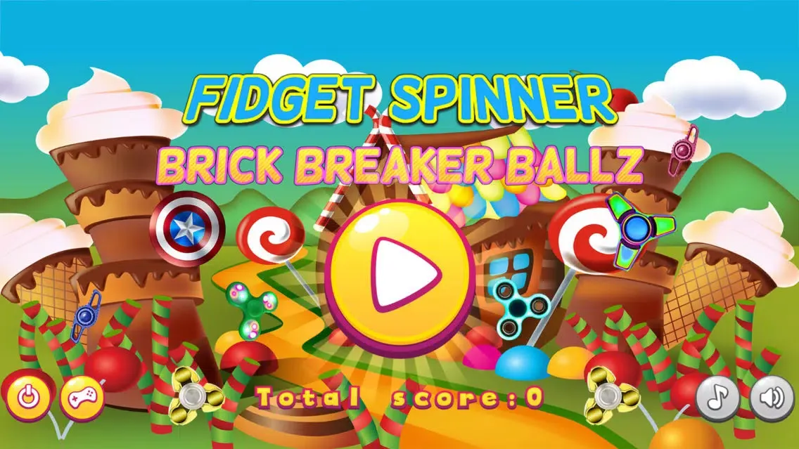Capturas de pantalla de Sweet Fidget Spinner : Brick Breaker Ballz
