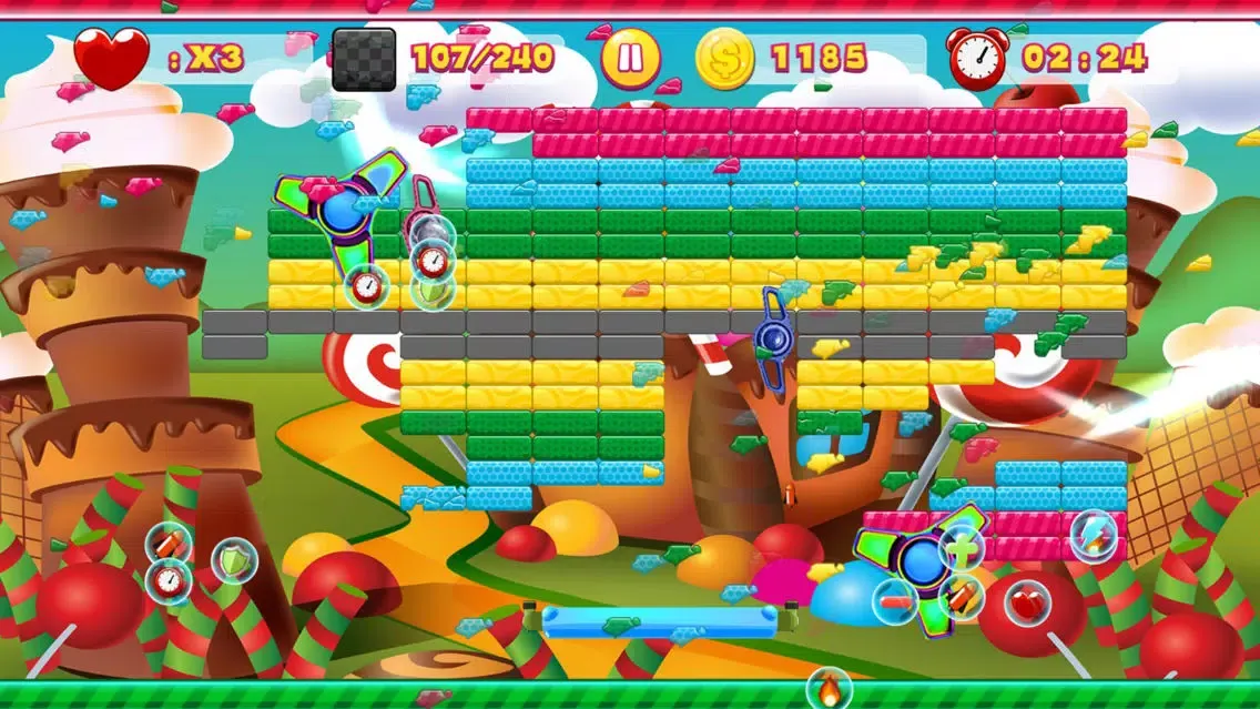Capturas de pantalla de Sweet Fidget Spinner : Brick Breaker Ballz