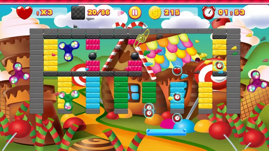 Capturas de pantalla de Sweet Fidget Spinner : Brick Breaker Ballz