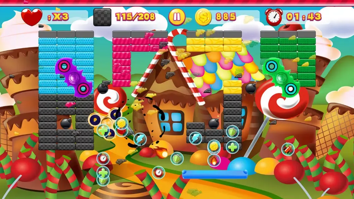 Capturas de pantalla de Sweet Fidget Spinner : Brick Breaker Ballz