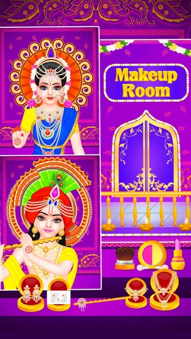 Ảnh chụp màn hình của Lord Radha Krishna - Live Temple