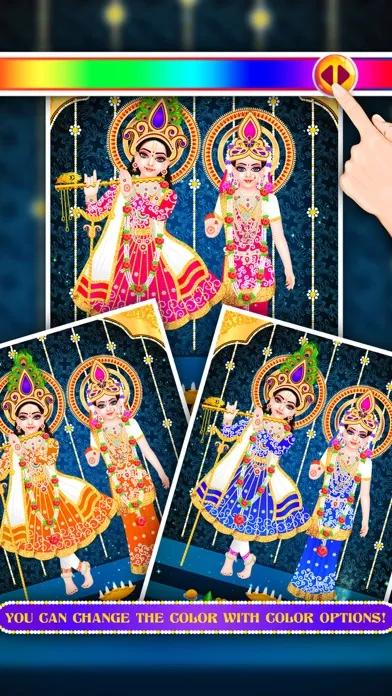 Ảnh chụp màn hình của Lord Radha Krishna - Live Temple