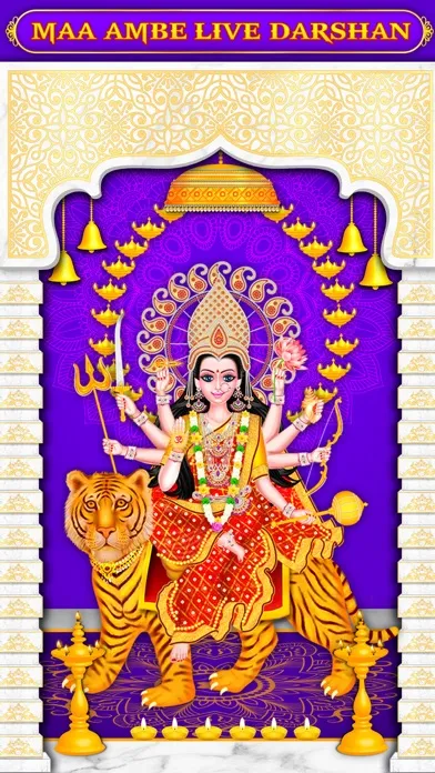 Capturas de tela do Maa Ambe Virtual Live Temple