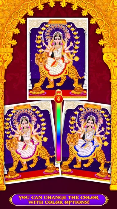 Capturas de tela do Maa Ambe Virtual Live Temple