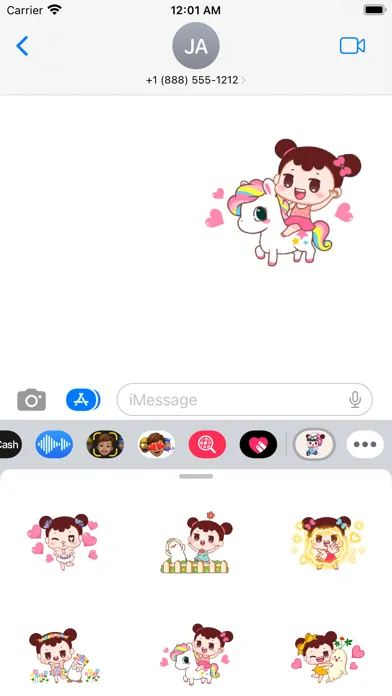 تصاویر Sweet Girl Jerry Stickers Pack